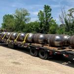 Image of US Navy Steel MK5 Submersible Target Buoys