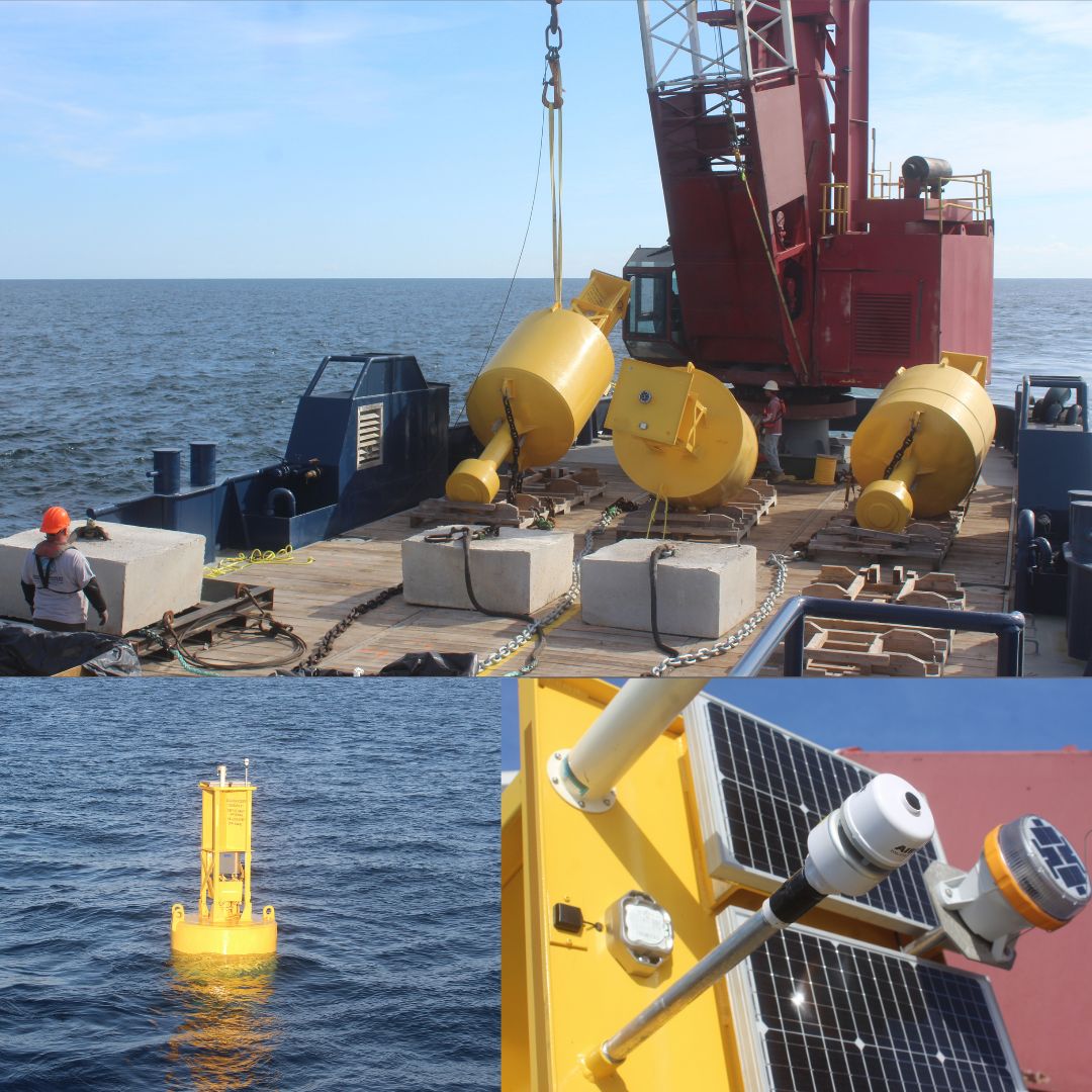 Deployment of four FAD Buoys in Okaloosa County, Florida